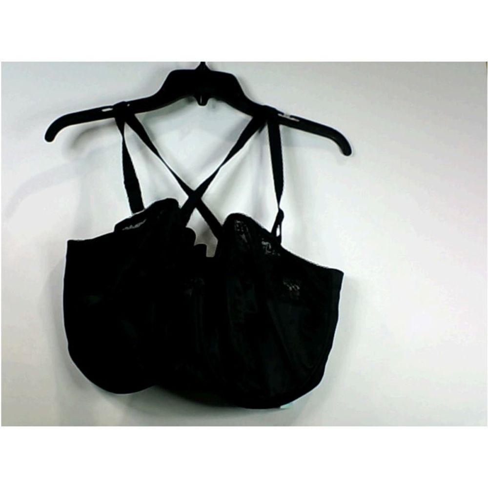 Goddess Womens ILNI Adjustable Underwire Bra, Black, Size 44